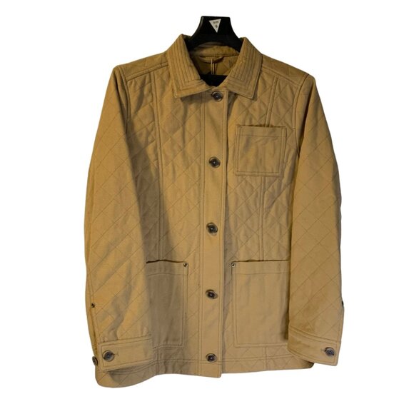 Pendleton Jackets & Blazers - Pendleton Women's Fern Quilted Canvas Barn Coat Size S NEW Tan Fall Chore Jacket